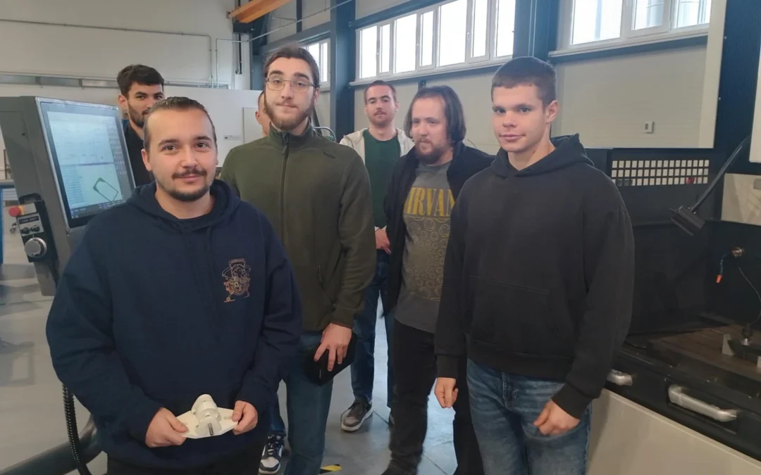 Projektnapi látogatáson a Pannon Egyetem gépész hallgatói