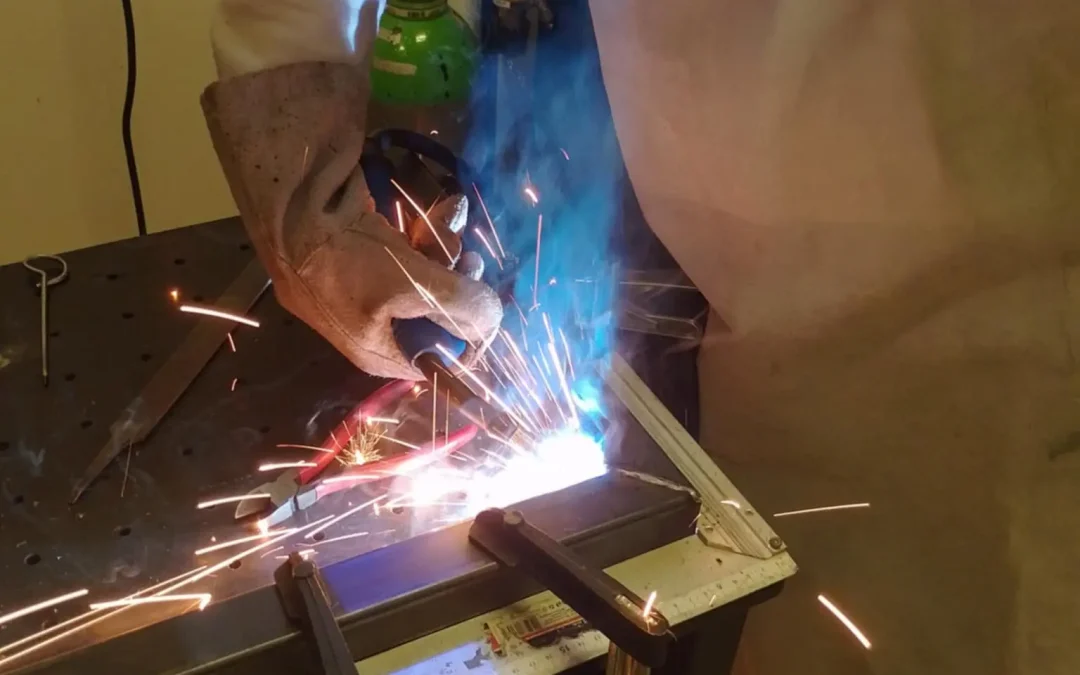 Hegesztés gyakorlat a Pannon Egyetemen